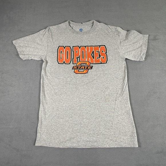 Oklahoma State Cowboys T-shirt Men's S Gray College NCAA Casual - Picture 1 of 5
